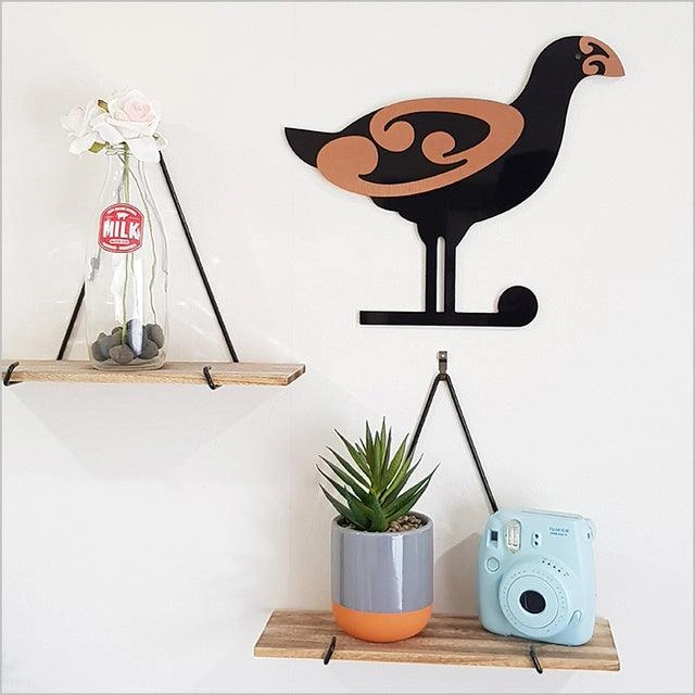 Whimsical Pukeko Wall Decor A Touch of Kiwi Charm
